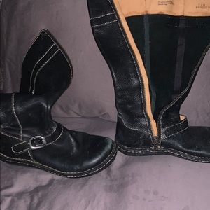 Gently used black riding boots